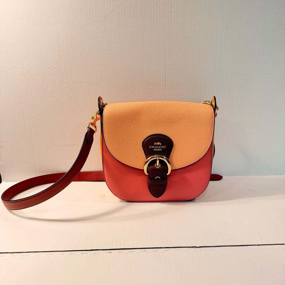 Coach Kleo Shoulder Bag 23 In Colorblock Leather